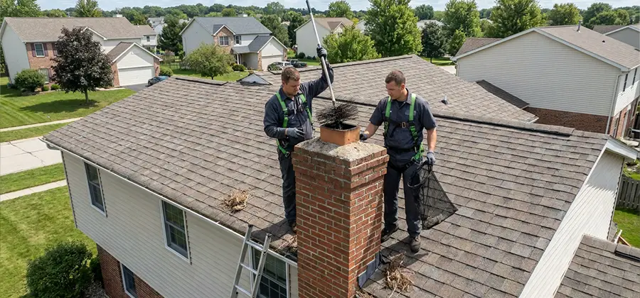 Bird Removal From Chimney in Wixom