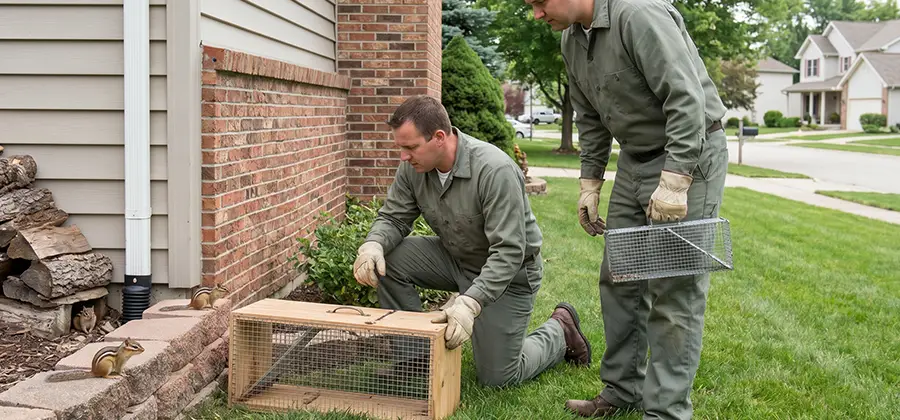 Remove Chipmunks From Yard in Wixom