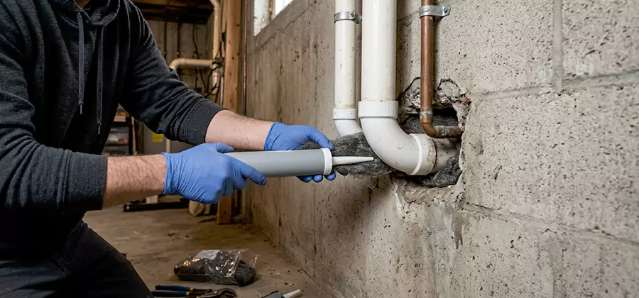 Mouse Proofing Pipes in Wixom