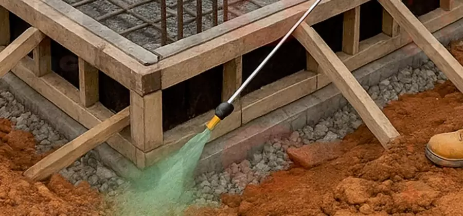 Foundation Slab Termite Treatment in Wixom